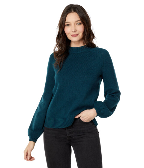 Imbracaminte Femei Smartwool CHUP Morin Mock Neck Sweater Twilight Blue Heather