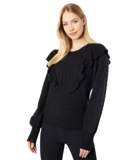 Imbracaminte Femei WAYF Pick Me Up Cable Pullover Black
