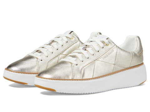 Incaltaminte Femei Cole Haan Grandproslash Topspin Sneaker Soft Gold Quilted Leather