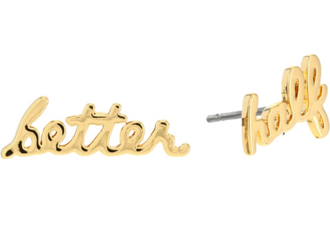Bijuterii Femei Kate Spade New York Say Yes Better Half Studs Earrings Gold