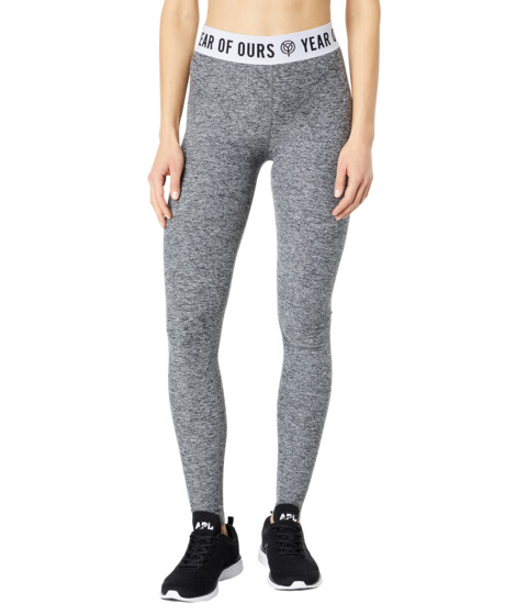 Imbracaminte Femei YEAR OF OURS Stretch Skater Leggings Heathered Grey