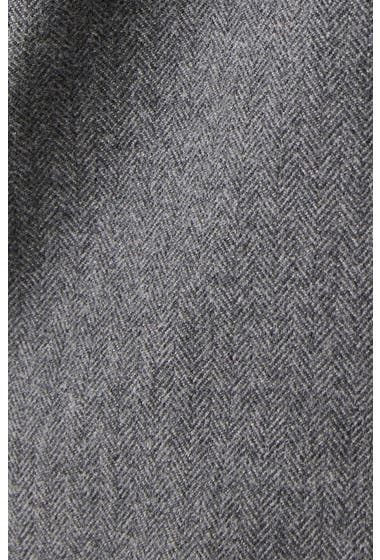 Imbracaminte Barbati FRANK AND OAK Heavy Herringbone Flannel Button-Up Shirt Grey Heather image4