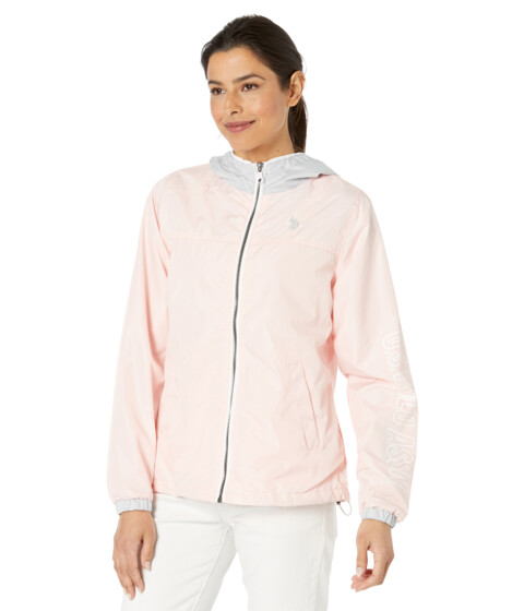 Imbracaminte Femei US Polo Assn Windbreaker Jacket Blushy Pink