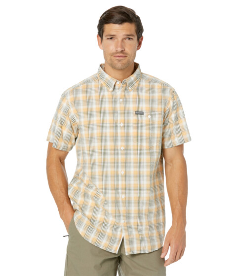 Imbracaminte Barbati Columbia Brentyn Trailtrade II Short Sleeve Mango Ombre Gingham