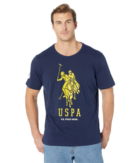 Imbracaminte Barbati US Polo Assn Short Sleeve Large Pony Graphic Tee Classic Navy