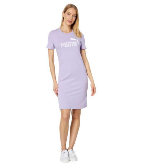 Imbracaminte Femei PUMA Essentials Slim Tee Dress Vivid Violet