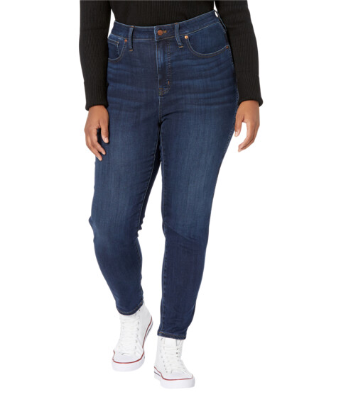 Imbracaminte Femei Madewell Plus Curvy High-Rise Skinny Jeans in Woodland Wash TENCELtrade Denim Edition Woodland Wash