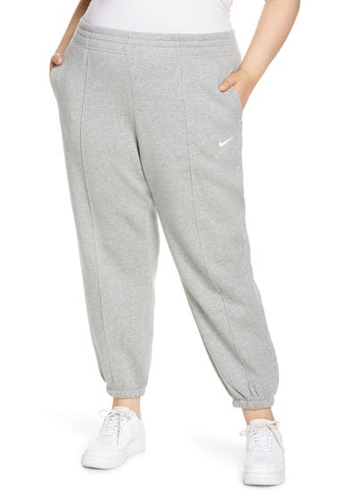 Imbracaminte Femei Nike Sportswear Fleece Sweatpants Dark Grey Heather White image4