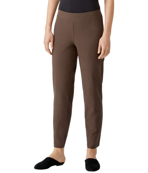 Imbracaminte Femei Eileen Fisher Slim Ankle Pants in Washable Stretch Crepe Espresso