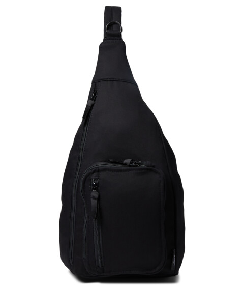 Genti Femei Vera Bradley Cotton Medium Sling Backpack BlackRecycled Cotton