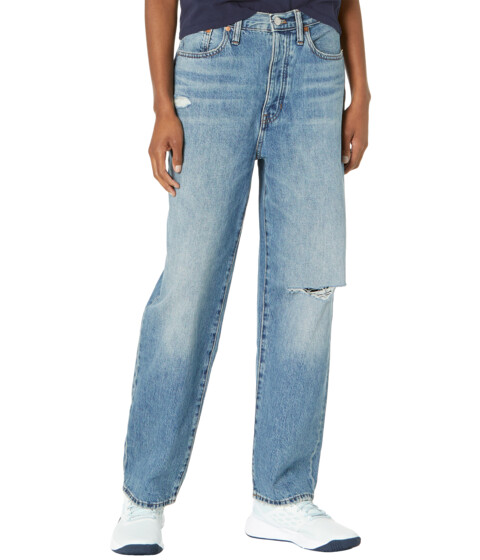 Imbracaminte Femei Madewell The Dad Jeans in Duane Wash Ripped Edition Duane Wash