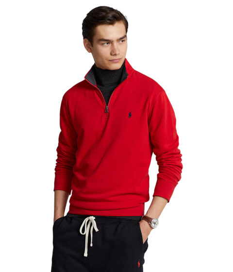 Imbracaminte Barbati Polo Ralph Lauren Luxury Jersey Quarter-Zip Pullover RL 2000 Red