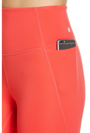 Imbracaminte Femei Zella High Waist Studio Lite Pocket 78 Leggings Red Hibiscus image3