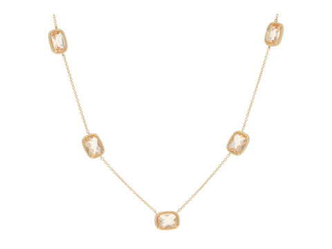 Bijuterii Femei LAUREN Ralph Lauren Stone Chain Collar Necklace GoldVintage Rose image3