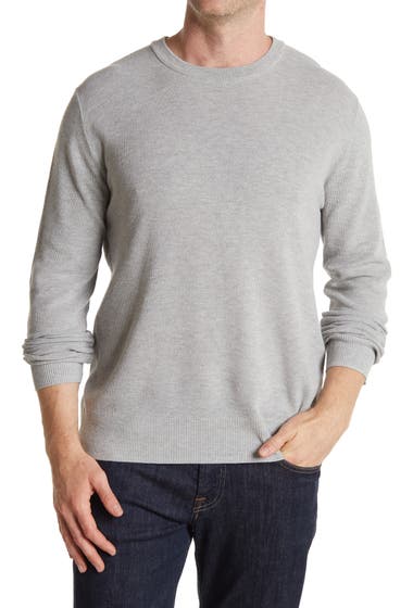 Imbracaminte Barbati Slate Stone SLATE AND STONE Crew Neck Textured Sweater Grey