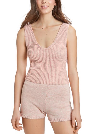 Imbracaminte Femei Juicy Couture Crop Sweater Tank Rose Marble Combo image