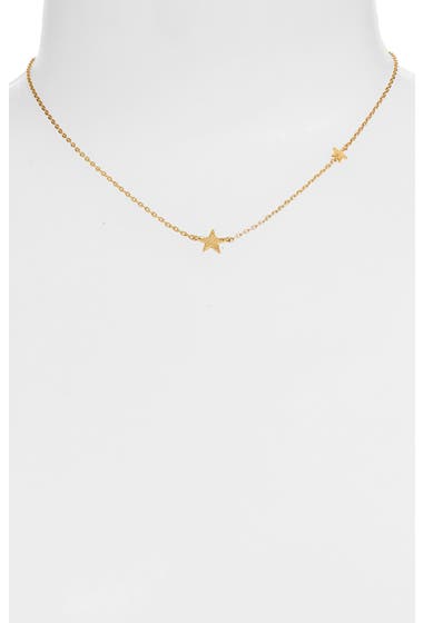 Bijuterii Femei Madewell Shimmer Star Station Necklace Vintage Gold image1