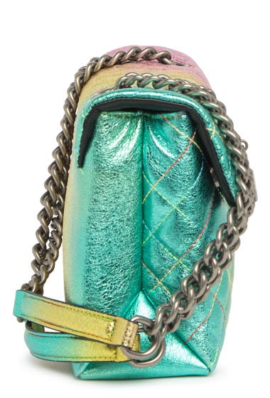 Genti Femei Kurt Geiger London Brixton Lock Flap Shoulder Bag Open Blue image2