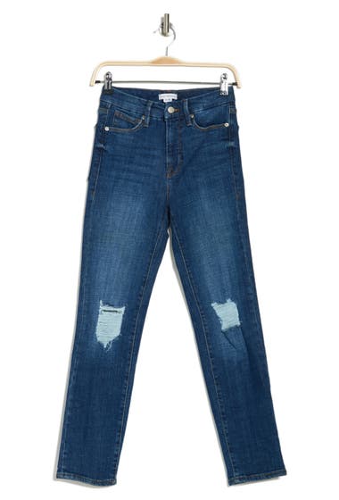 Imbracaminte Femei Good American Classic Distressed Jeans Indigo207 image2