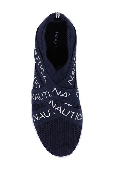 Incaltaminte Femei Nautica Logo Tape Knit Sneaker Navy image3