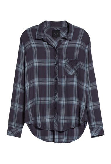 Imbracaminte Femei Rails Hunter Plaid Button-Up Shirt Mint Stone Blue image4