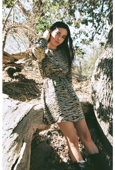 Imbracaminte Femei Rails Ora Ruffle Long Sleeve Minidress Canyon image6