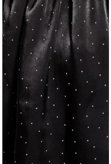 Imbracaminte Femei Charles Henry Smocked Long Sleeve Minidress Black Polka Dot image5