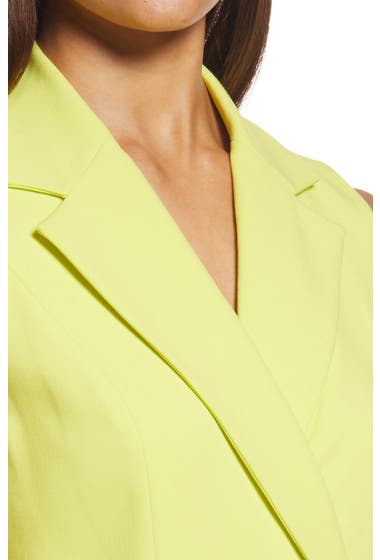 Imbracaminte Femei Black Halo Sleeveless Blazer Minidress Mellow Yellow image3
