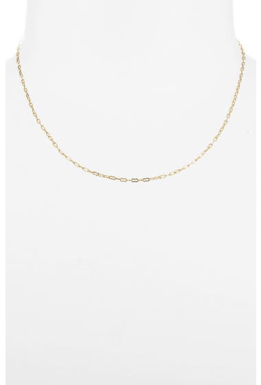 Bijuterii Femei Nordstrom Demifine Crinkle Chain Link Necklace 14k Gold Plated image1