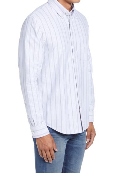 Imbracaminte Barbati CLUB MONACO Slim Fit Stripe Button-Down Oxford Shirt White Multi image2