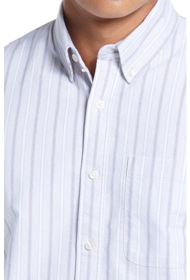 Imbracaminte Barbati CLUB MONACO Slim Fit Stripe Button-Down Oxford Shirt White Multi image3