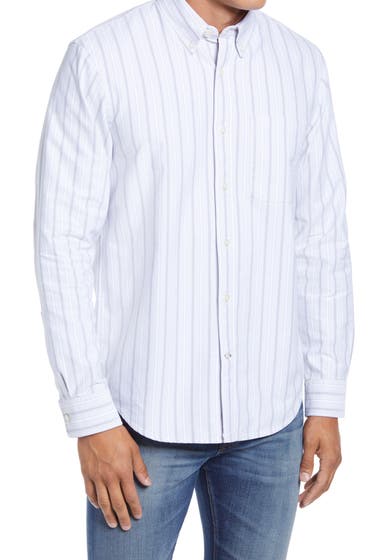 Imbracaminte Barbati CLUB MONACO Slim Fit Stripe Button-Down Oxford Shirt White Multi image0