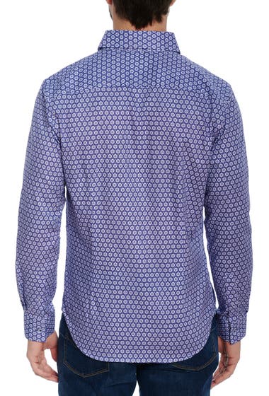 Imbracaminte Barbati Robert Graham Tota Medallion Cotton Button-Up Shirt Blue image2