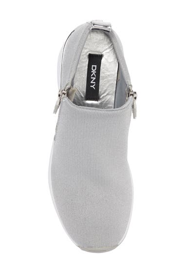 Incaltaminte Femei DKNY Palma Slip-On Wedge Sneaker Silver image3
