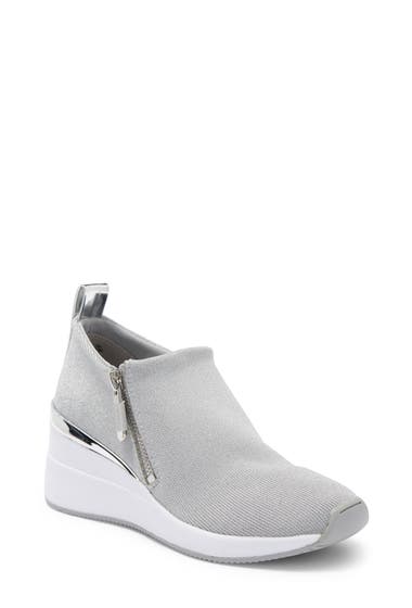 Incaltaminte Femei DKNY Palma Slip-On Wedge Sneaker Silver image0