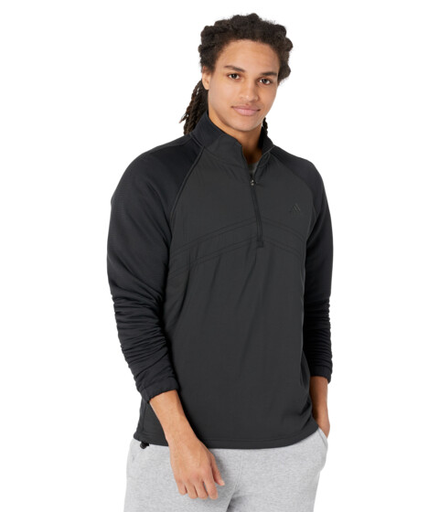 Imbracaminte Barbati adidas Golf Statement 14 Zip Pullover Black 1