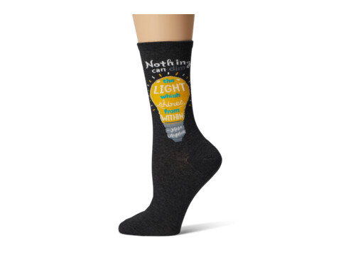 Imbracaminte Femei Socksmith Shine From Within Charcoal Heather
