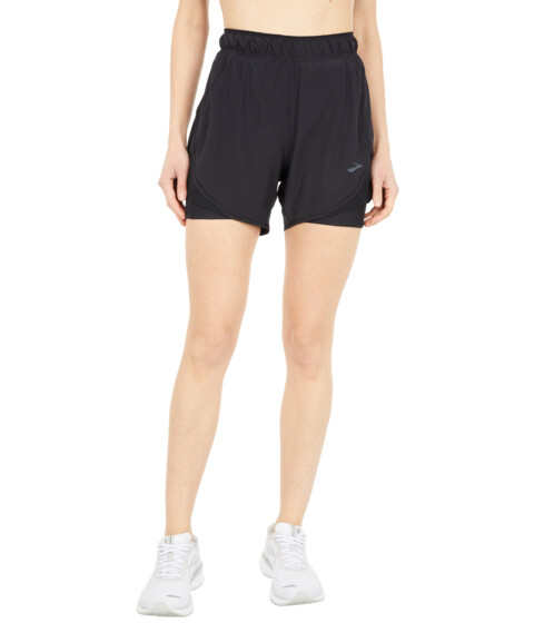 Imbracaminte Femei Brooks Chaser 5quot 2-in-1 Shorts Black