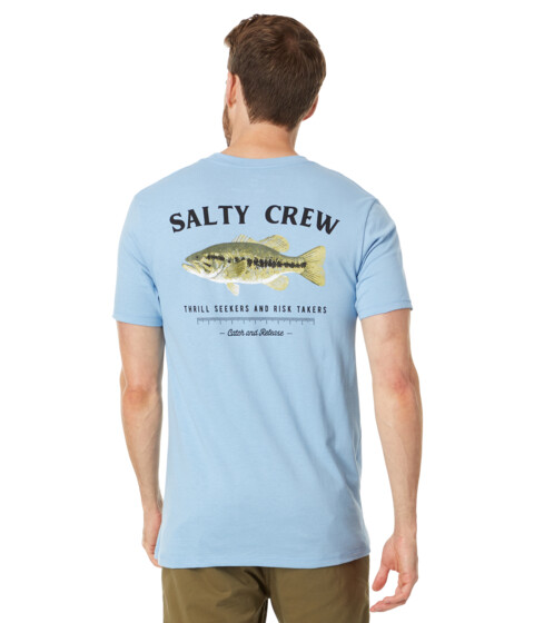 Imbracaminte Barbati Salty Crew Bigmouth Short Sleeve Tee Marine Blue