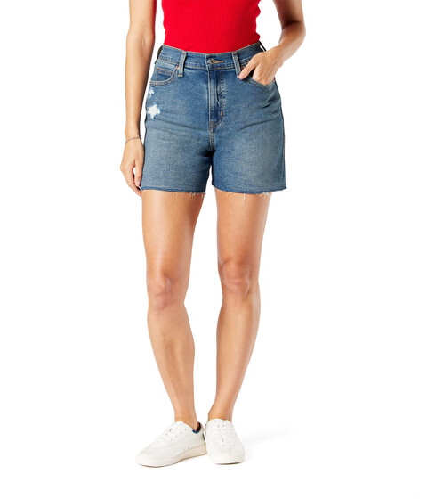Incaltaminte Femei Signature by Levi Strauss Co Gold Label Heritage High-Rise 5quot Shorts Ludlow Highway