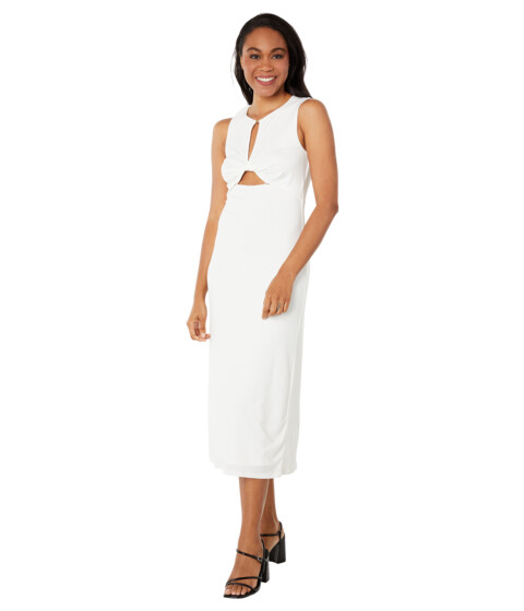 Imbracaminte Femei BCBGMAXAZRIA Jersey Twist Front Dress Off-White