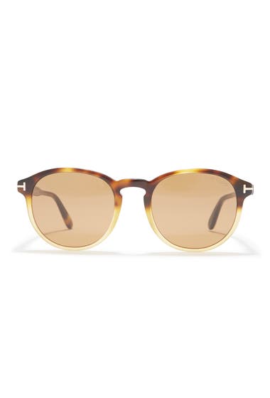 Ochelari Femei Tom Ford Dante 52mm Round Sunglasses Colored Havana Brown image0