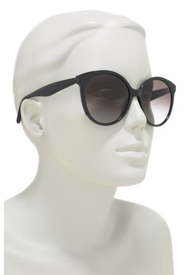Ochelari Femei Salvatore Ferragamo 58mm Tea Cup Full Rim Sunglasses Black image2