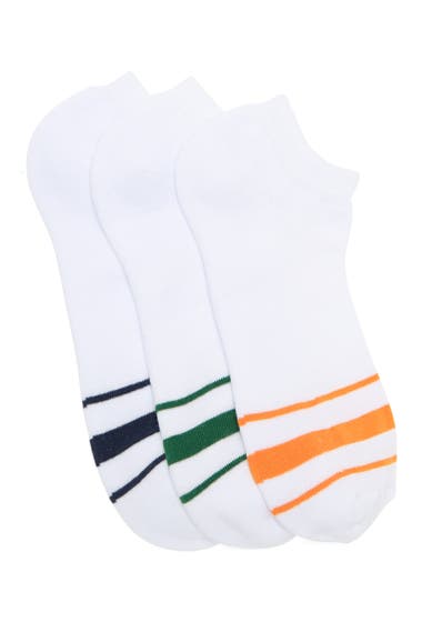 Imbracaminte Barbati Lorenzo Uomo Retro Ankle Socks - Pack of 3 White image23