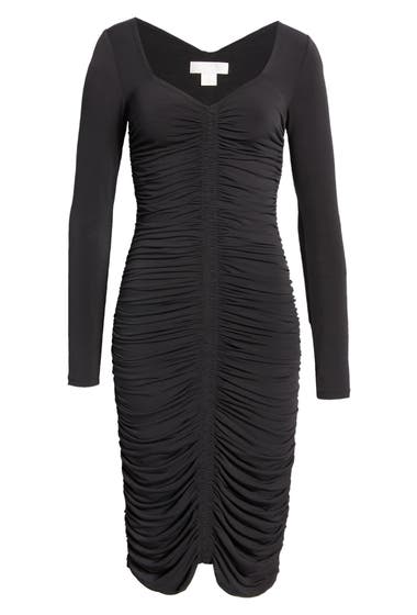 Imbracaminte Femei RACHEL PARCELL Ruched Long Sleeve Bodycon Dress Black image4