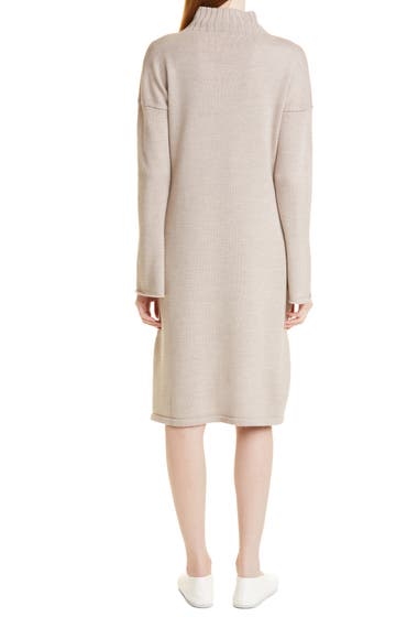 Imbracaminte Femei MAX MARA LEISURE Navile Turtleneck Wool Dress Beige image1