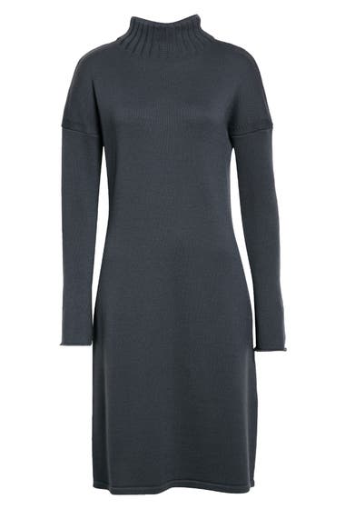 Imbracaminte Femei MAX MARA LEISURE Navile Turtleneck Wool Dress Dark Grey image4