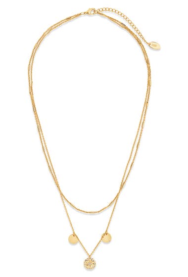 Bijuterii Femei Sterling Forever Polaris Pendant Layered Necklace Gold image22
