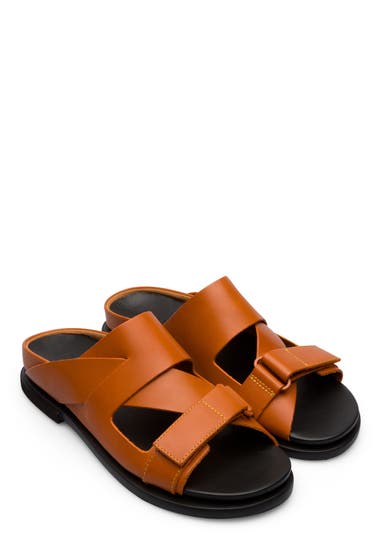 Incaltaminte Barbati Camper EDO Leather Slip-On Sandal Medium Brown image11