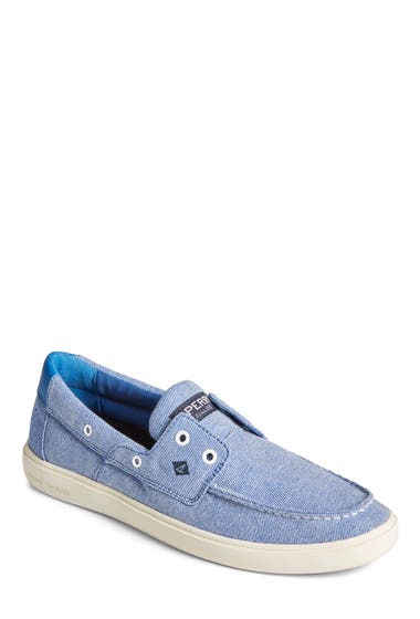 Incaltaminte Barbati Sperry Outer Banks Washed Twill Boat Shoe Blue image16